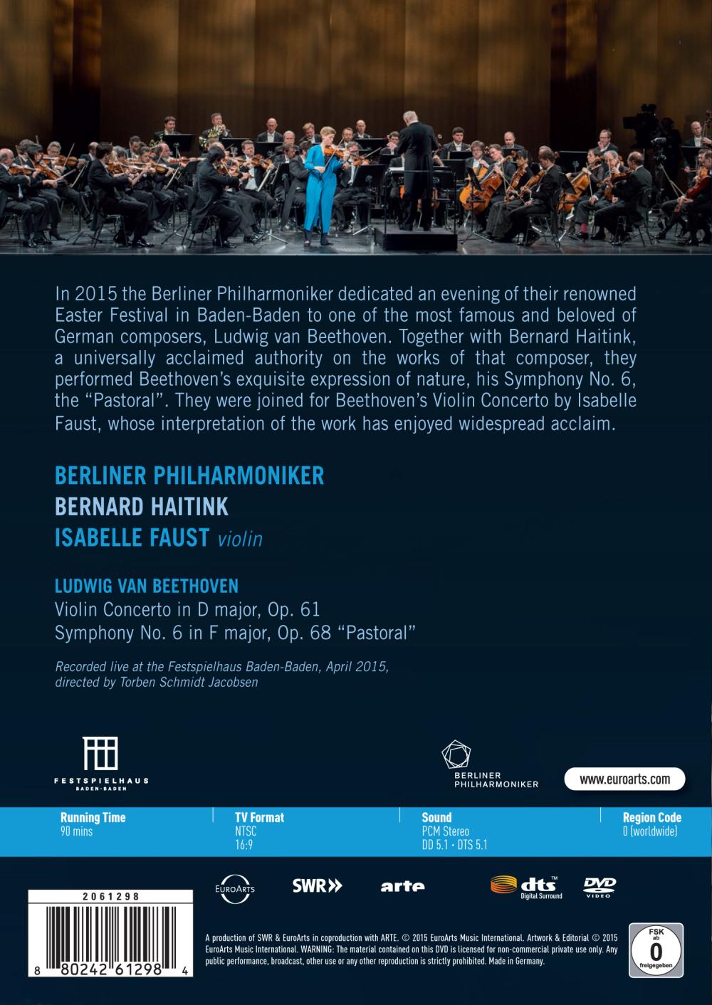 Berliner Philharmoniker - Beethoven - Bernard Haitink - Isabelle Faust