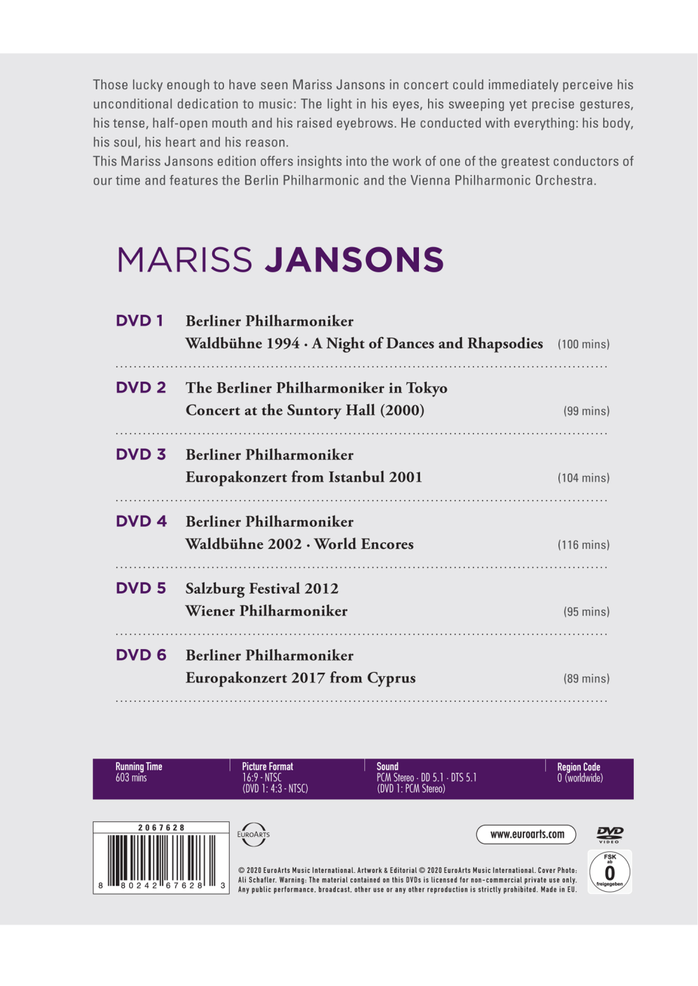 Conductors – Mariss Jansons - Retrospective - EUROARTS